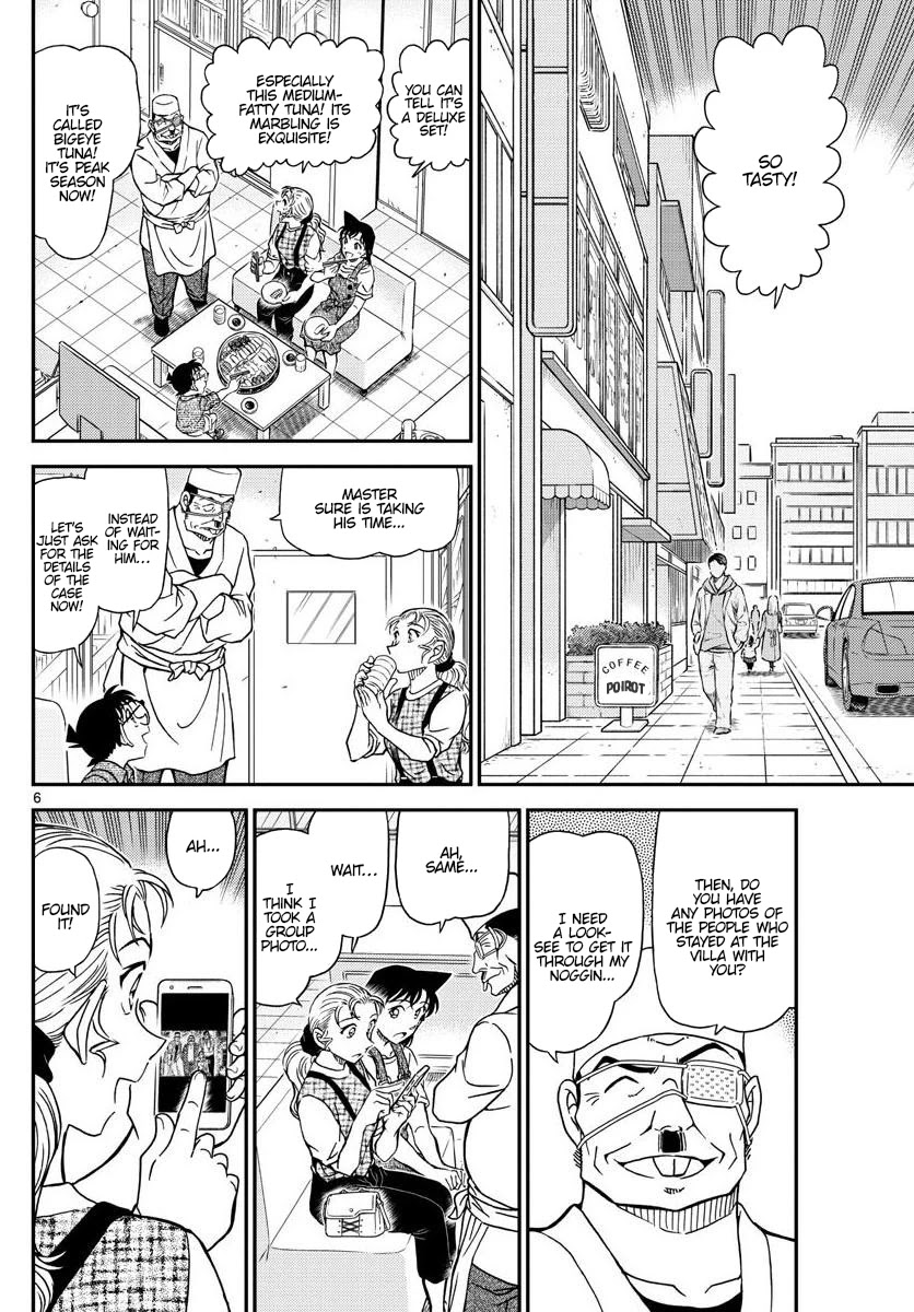 Detective Conan Chapter 1056 page 6 - Chapter 1056: A Locked-Room Murder in the Attic