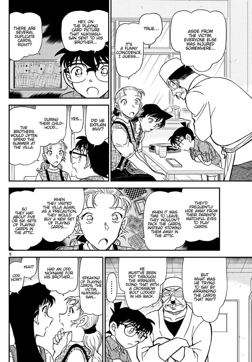 Detective Conan Chapter 1056 page 8 - Chapter 1056: A Locked-Room Murder in the Attic