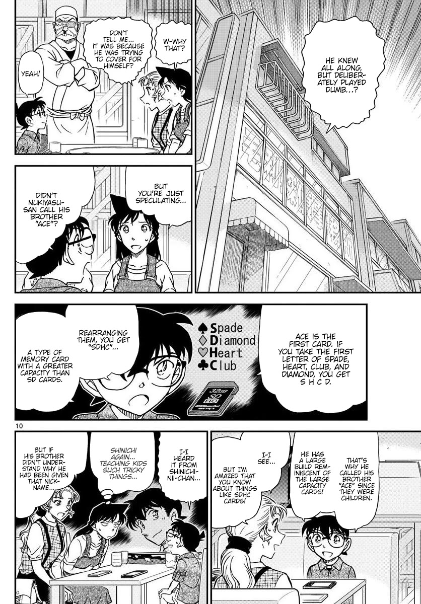 Detective Conan Chapter 1057 page 10 - Chapter 1057: The Reason for the Cipher