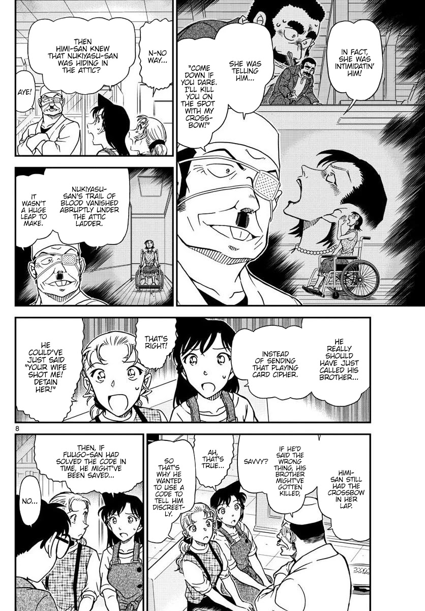 Detective Conan Chapter 1057 page 8 - Chapter 1057: The Reason for the Cipher