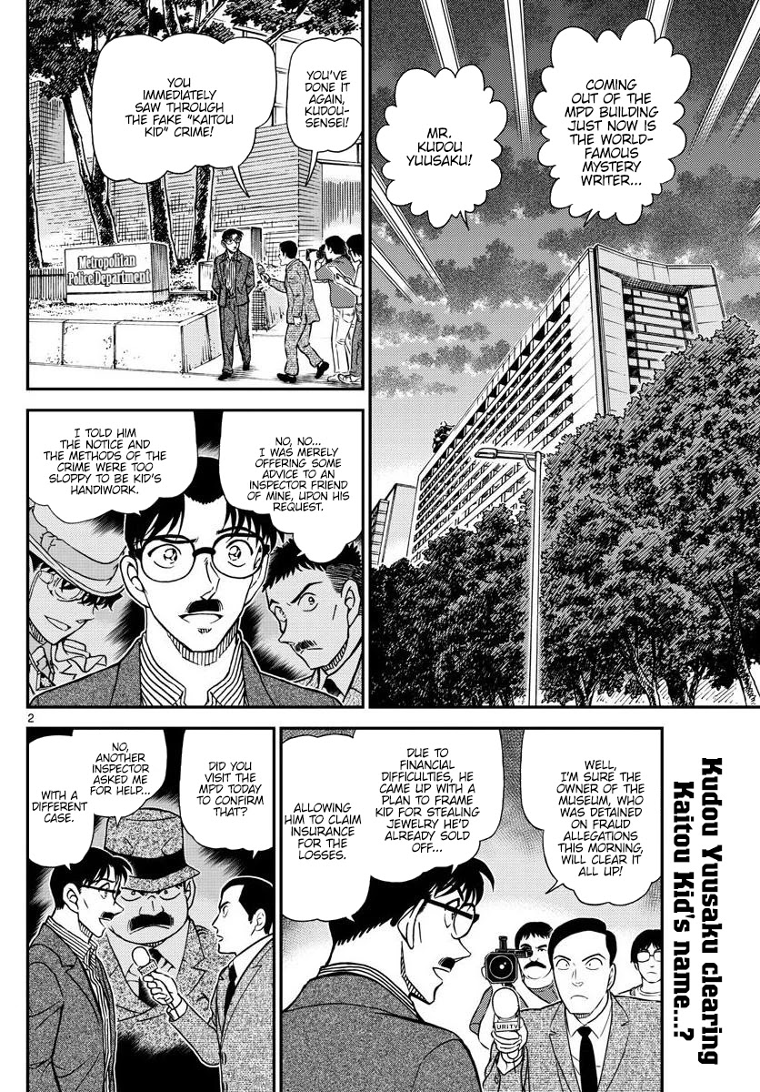 Detective Conan Chapter 1058 page 2 - Chapter 1058: A Deduction Show on TV?!