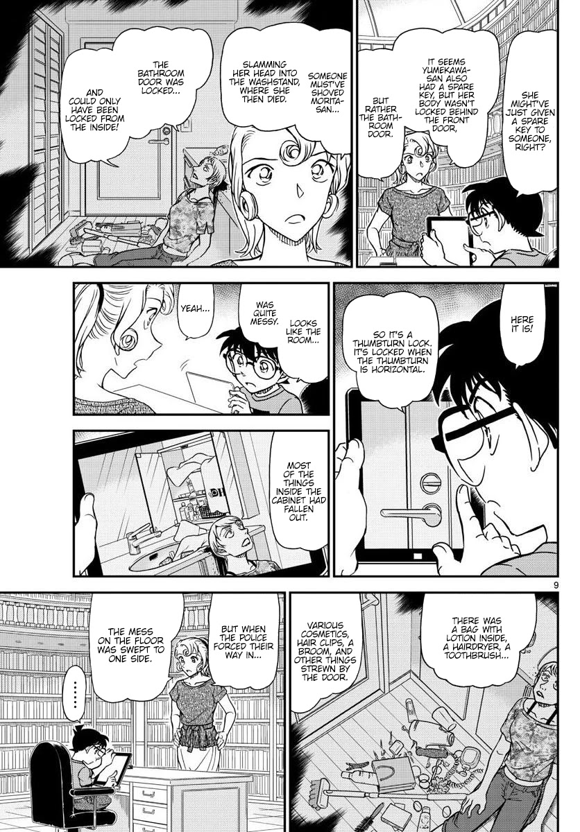 Detective Conan Chapter 1058 page 9 - Chapter 1058: A Deduction Show on TV?!