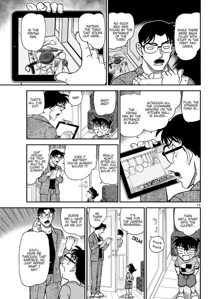 Detective Conan Chapter 1059 page 13 - Chapter 1059: Pre-Show Briefing