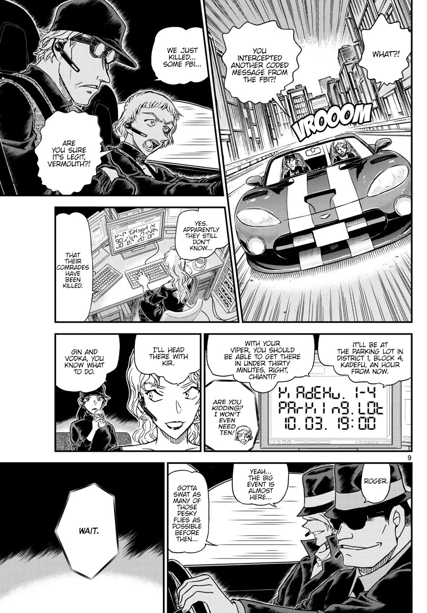 Detective Conan Chapter 1062 page 9 - Chapter 1062: The Trap at the Street Corner