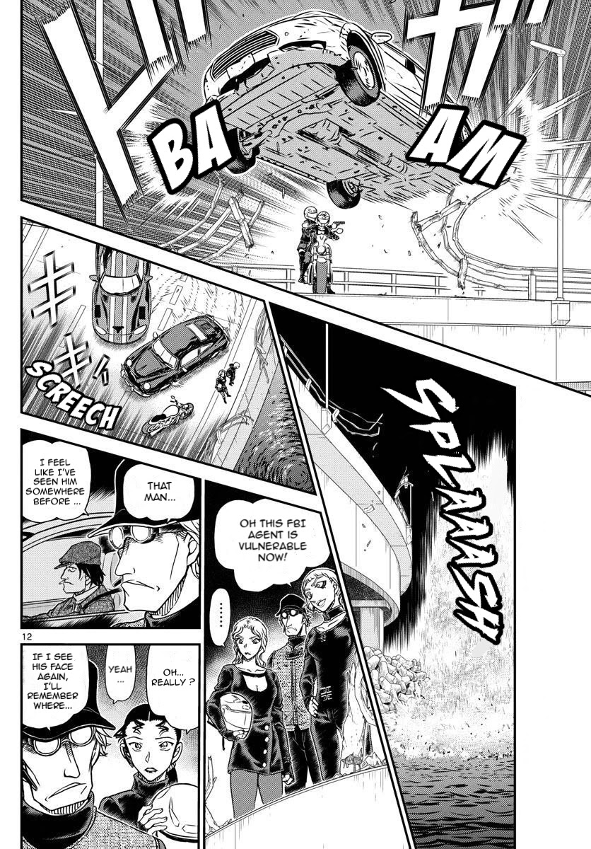Detective Conan Chapter 1063 page 12 - Chapter 1063: A Chase in the Dark Night