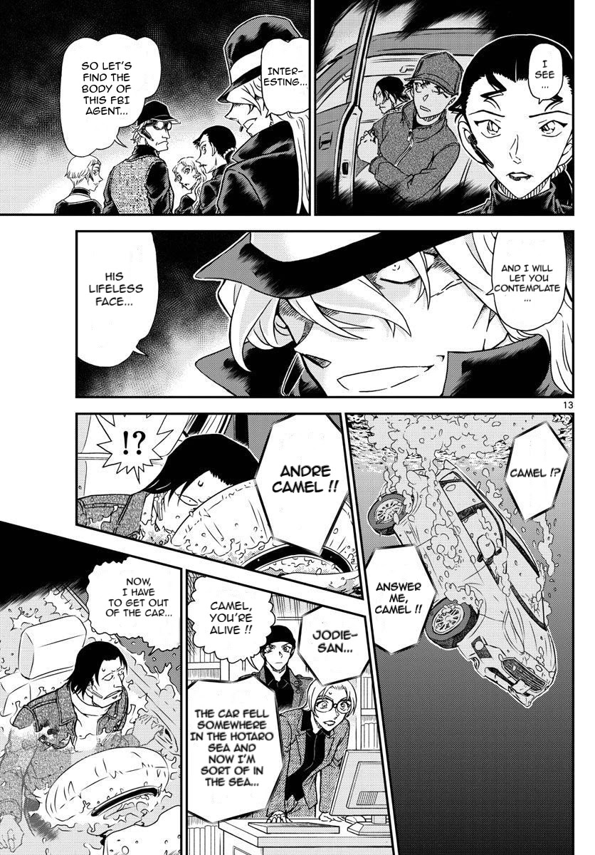 Detective Conan Chapter 1063 page 13 - Chapter 1063: A Chase in the Dark Night