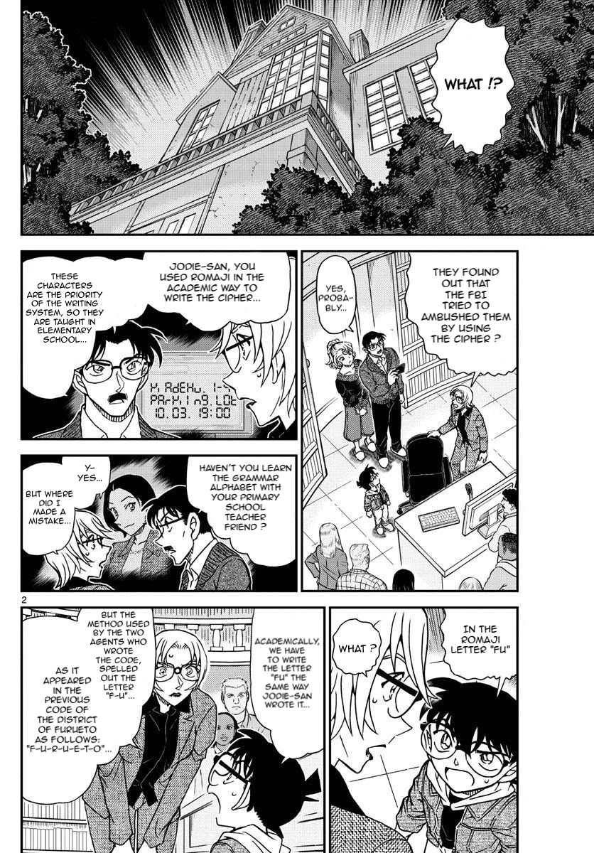 Detective Conan Chapter 1063 page 2 - Chapter 1063: A Chase in the Dark Night