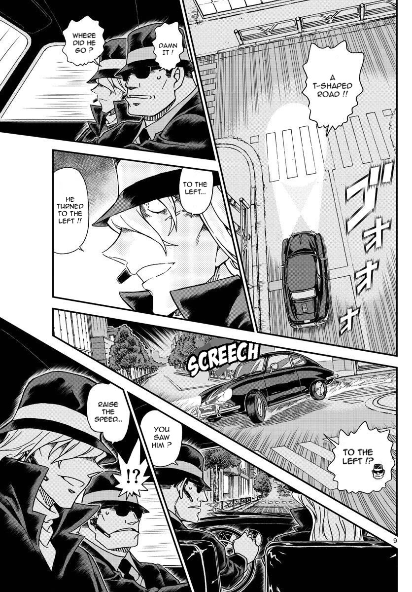 Detective Conan Chapter 1063 page 9 - Chapter 1063: A Chase in the Dark Night