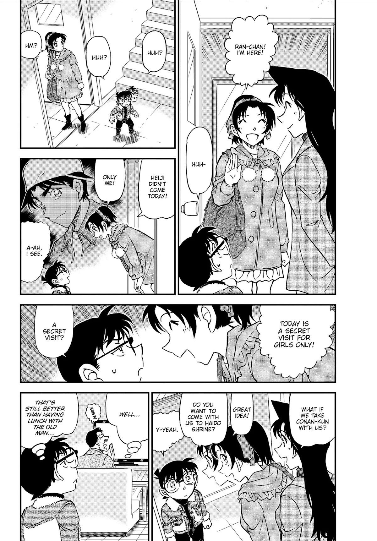 Detective Conan Chapter 1067 page 4 - Chapter 1067: Secret Visit