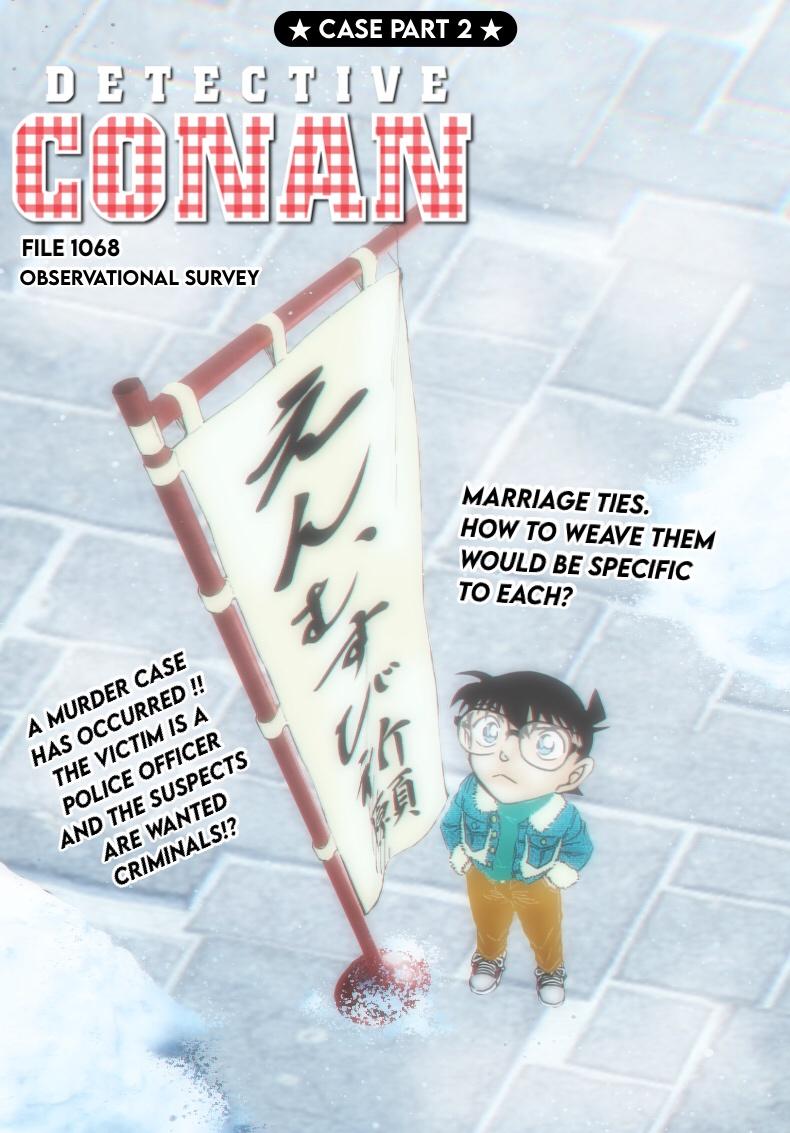 Detective Conan Chapter 1068 page 1 - Chapter 1068: Observational Survey