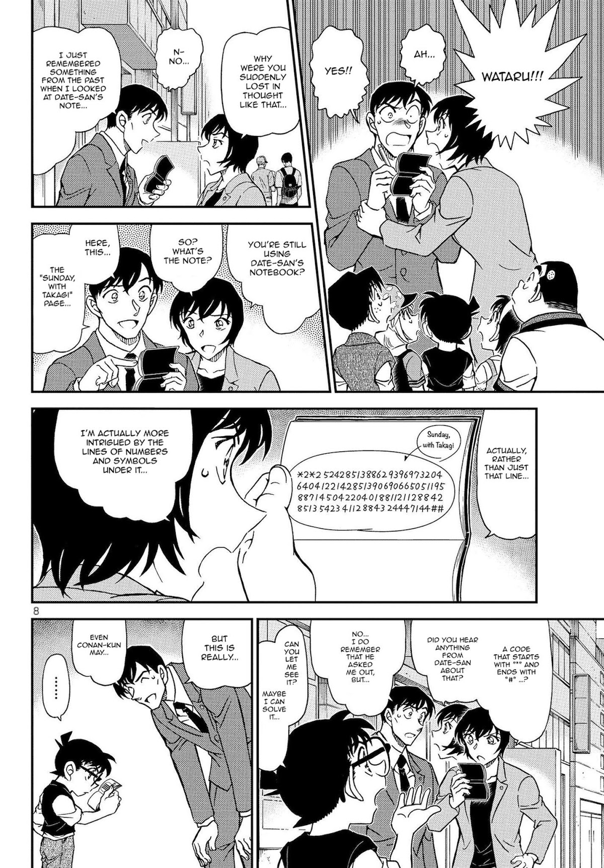 Detective Conan Chapter 1079 page 9 - Chapter 1079: The Thing left in the Notebook