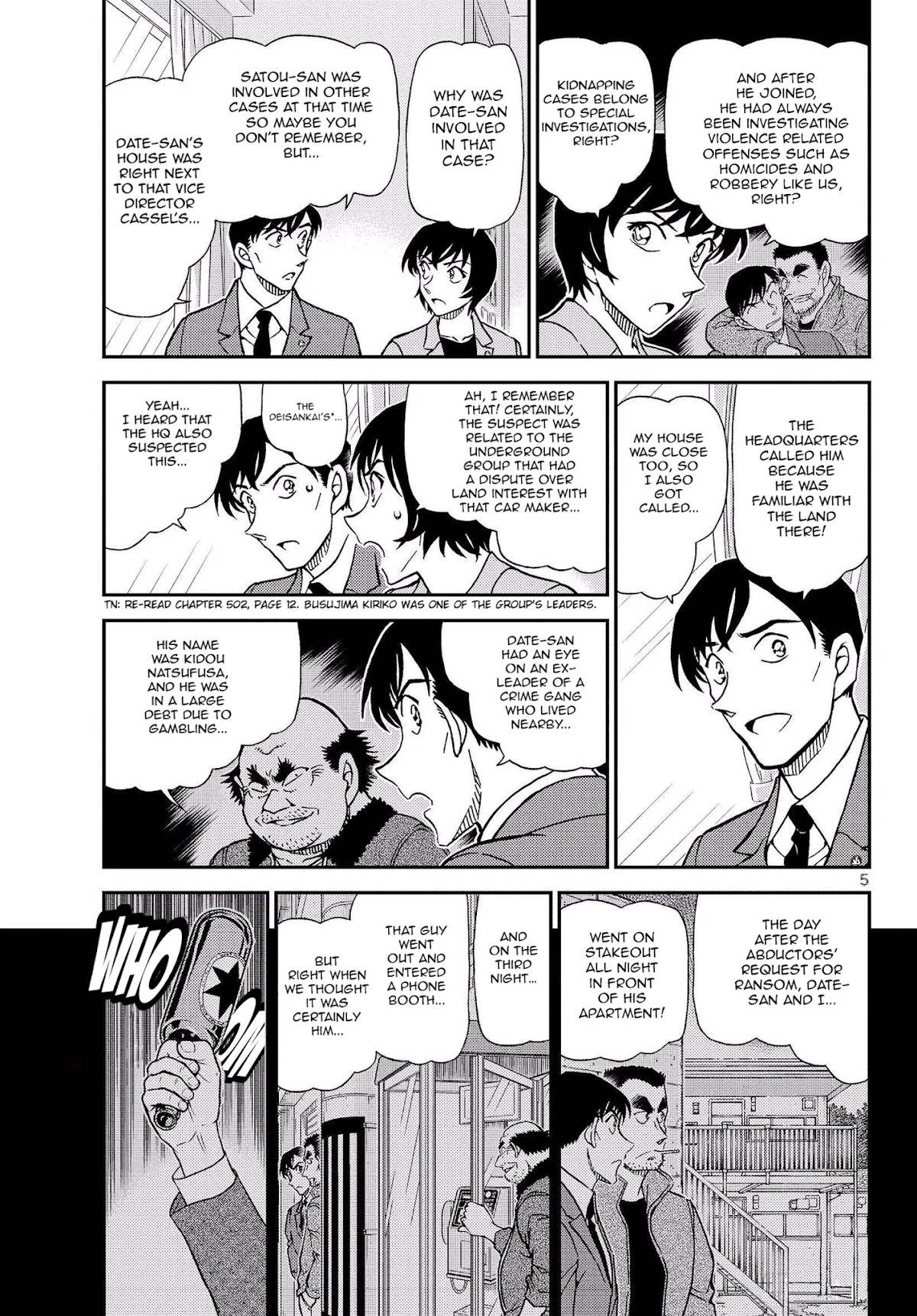 Detective Conan Chapter 1080 page 7 - Chapter 1080: The Forgotten Case