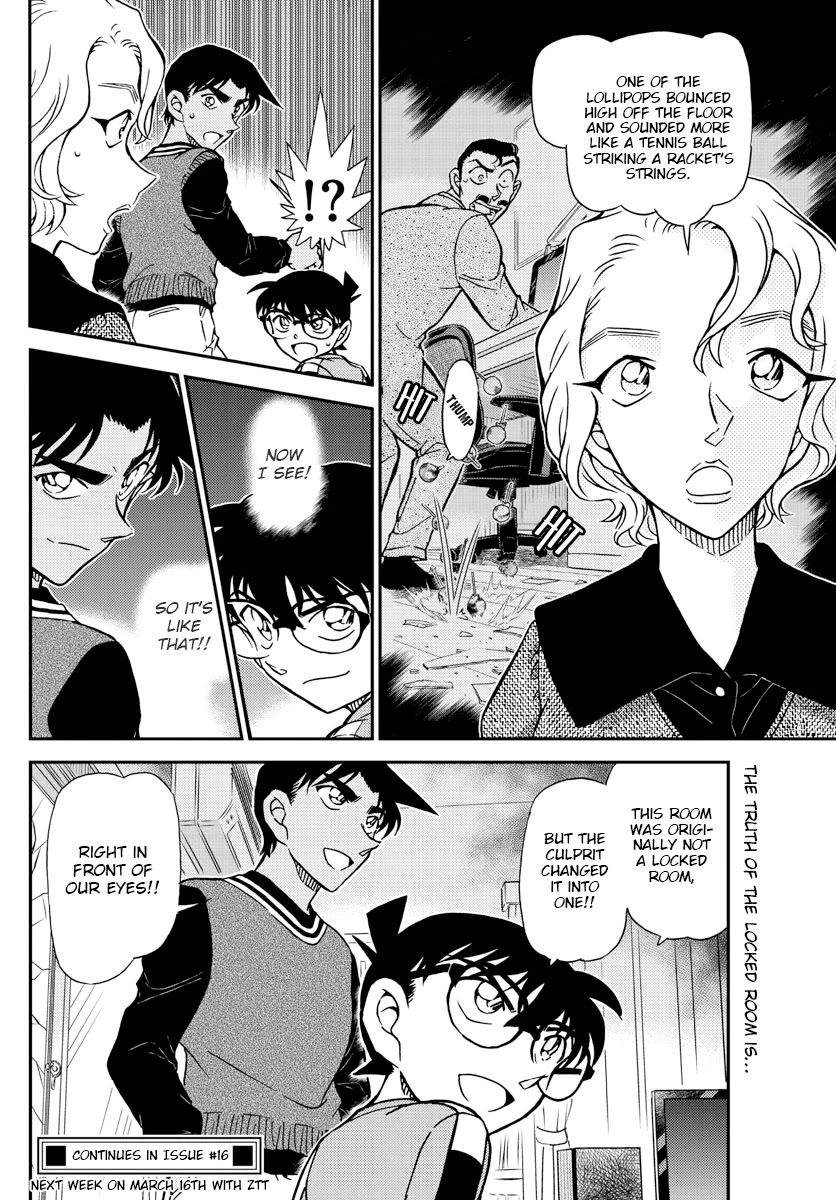Detective Conan Chapter 1089 page 16 - Chapter 1089: The Half-Open Door