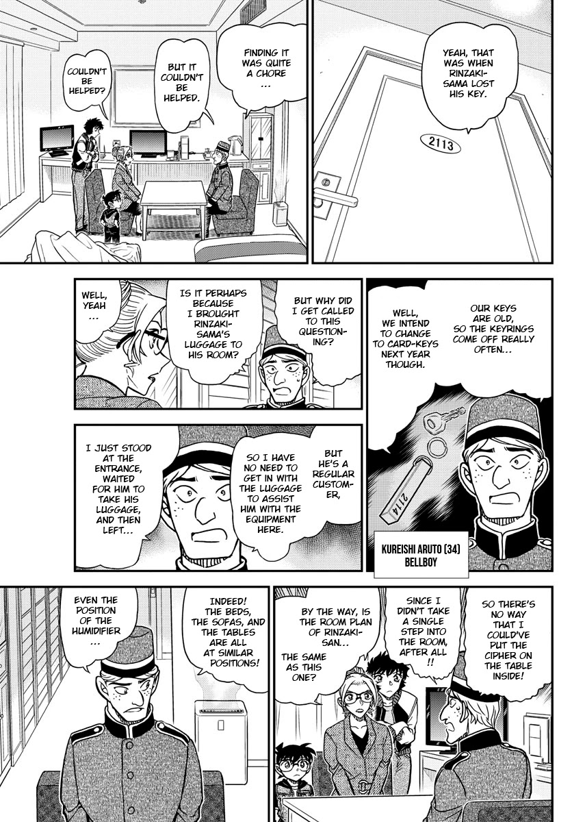 Detective Conan Chapter 1095 page 11 - Chapter 1095: The Three Ciphers
