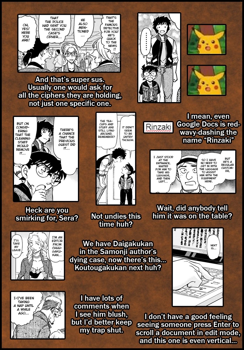 Detective Conan Chapter 1095 page 17 - Chapter 1095: The Three Ciphers