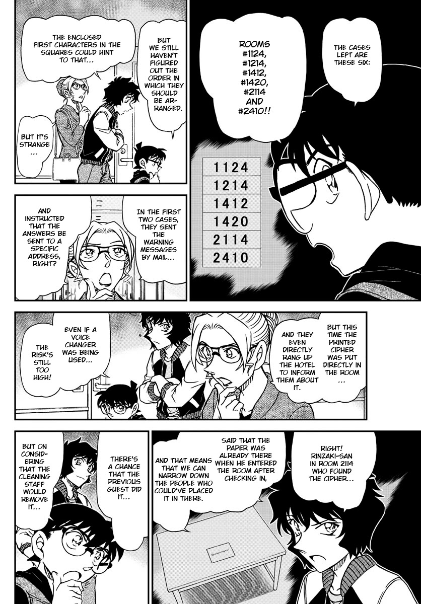 Detective Conan Chapter 1095 page 6 - Chapter 1095: The Three Ciphers