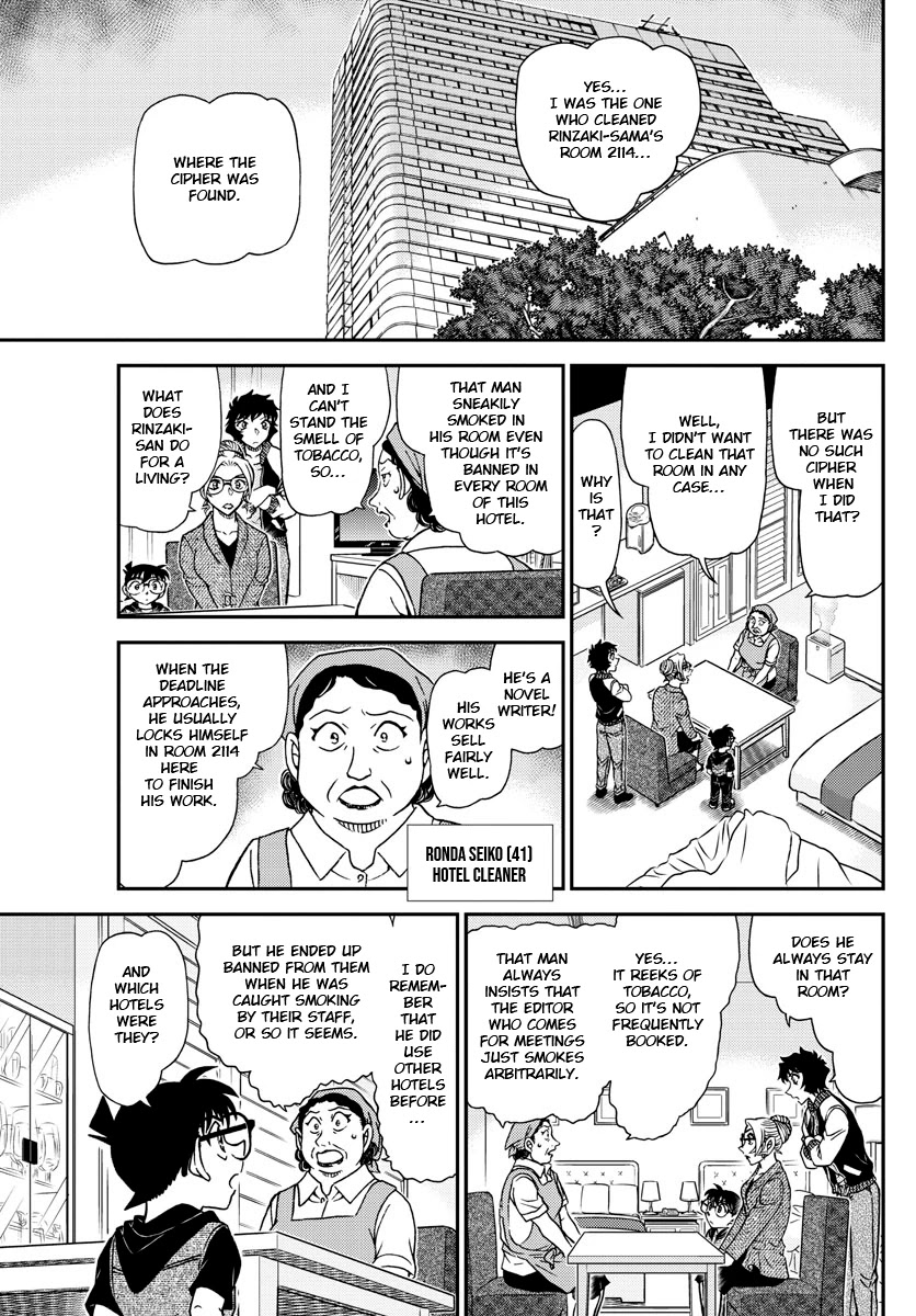 Detective Conan Chapter 1095 page 9 - Chapter 1095: The Three Ciphers