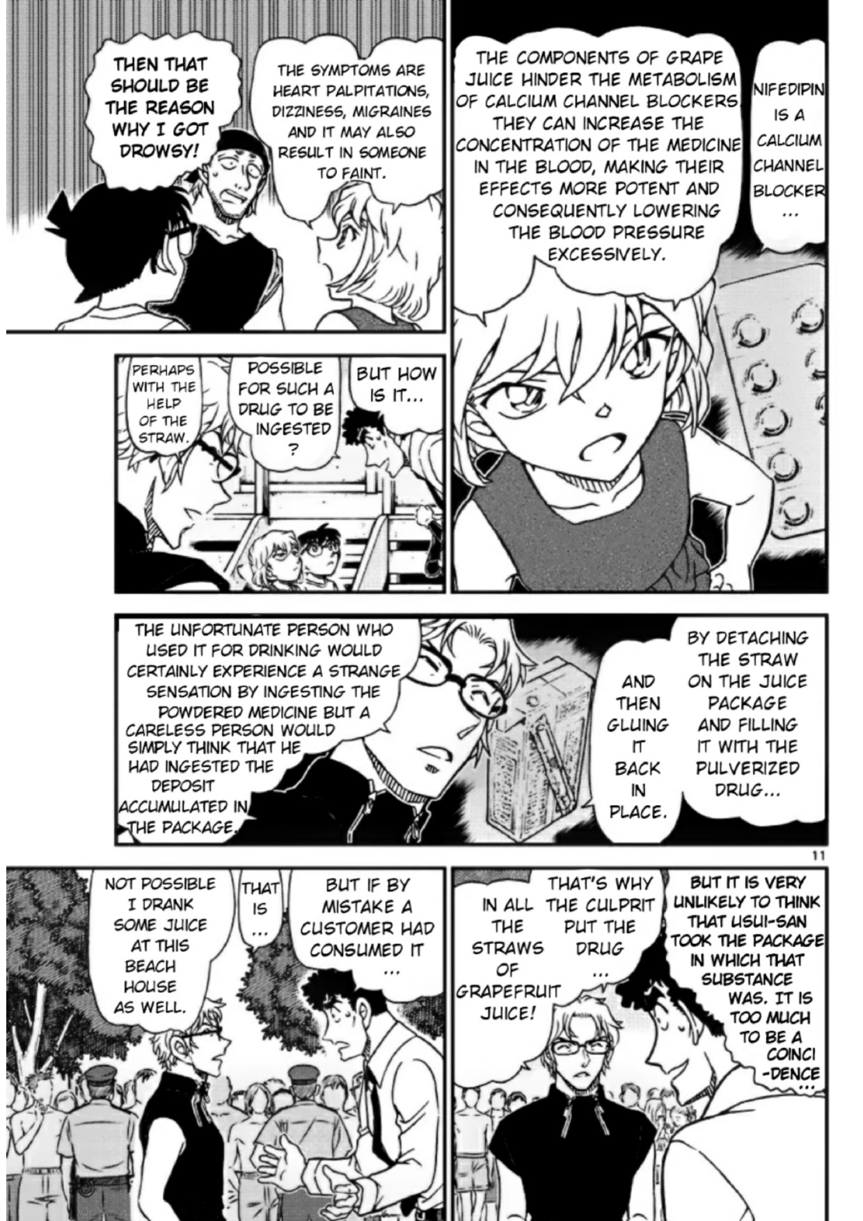 Detective Conan Chapter 1098 page 11 - Chapter 1098: Beach House