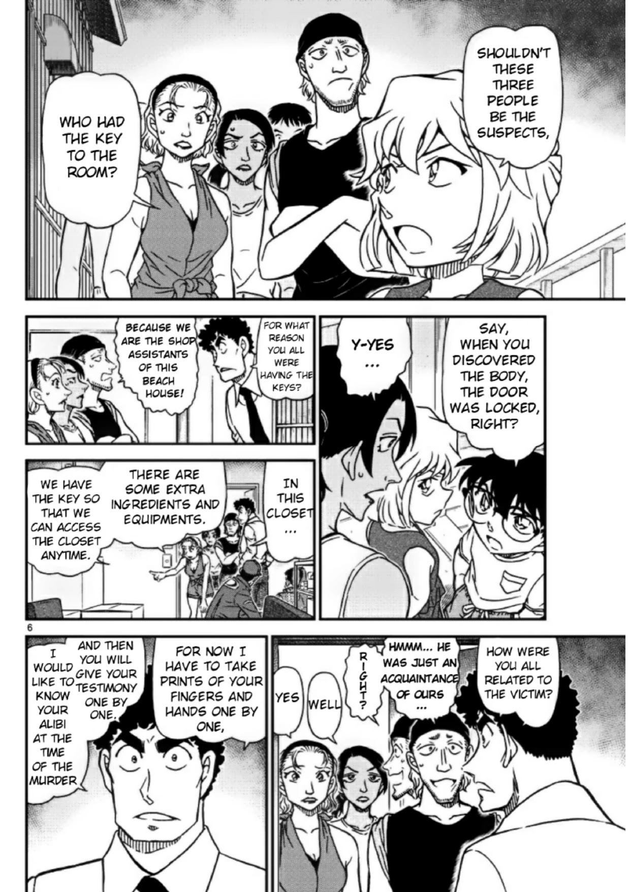 Detective Conan Chapter 1098 page 6 - Chapter 1098: Beach House
