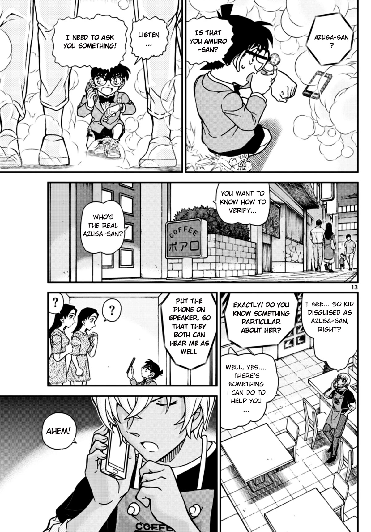 Detective Conan Chapter 1102 page 13 - Chapter 1102: Front And The Back