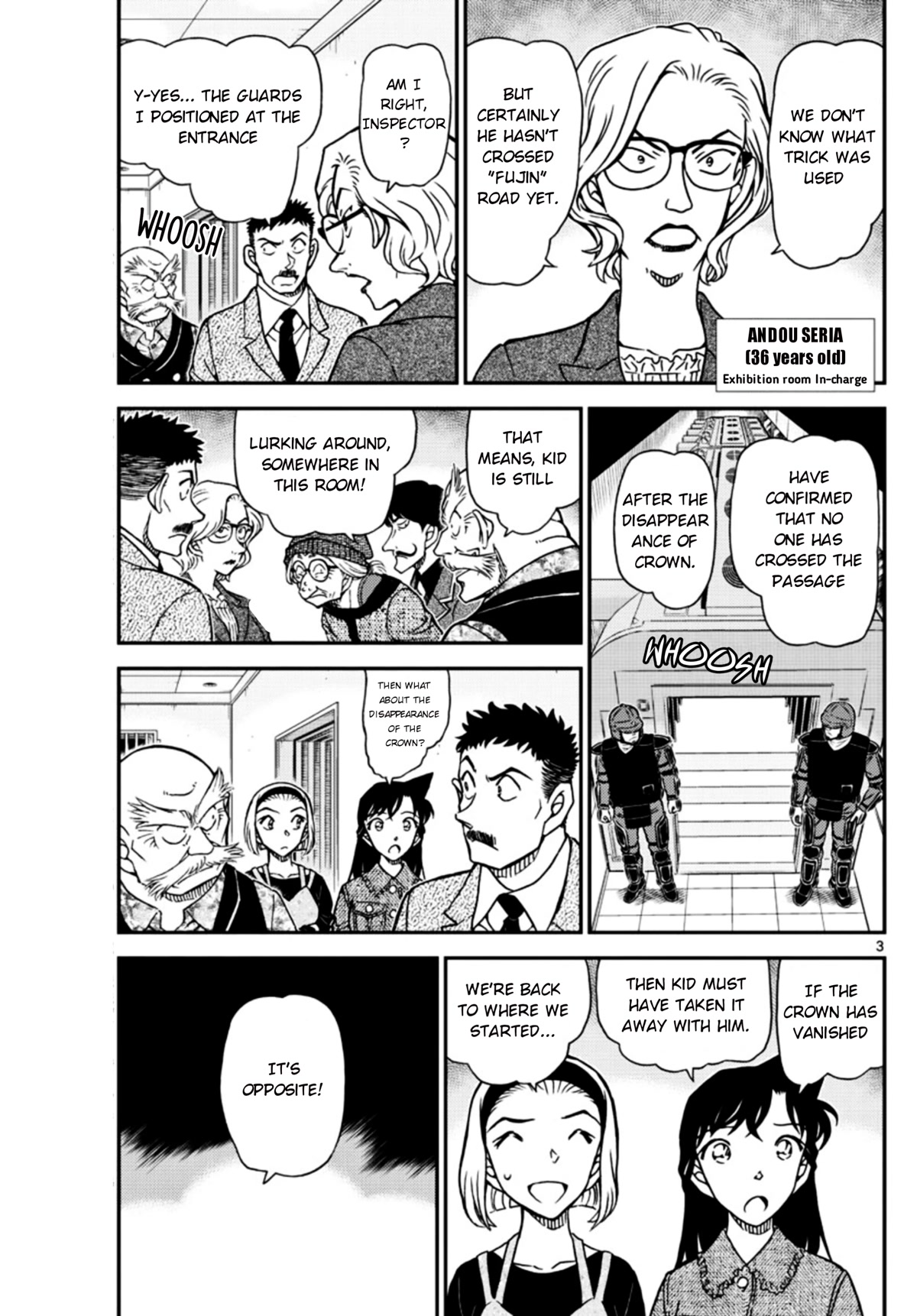 Detective Conan Chapter 1102 page 3 - Chapter 1102: Front And The Back