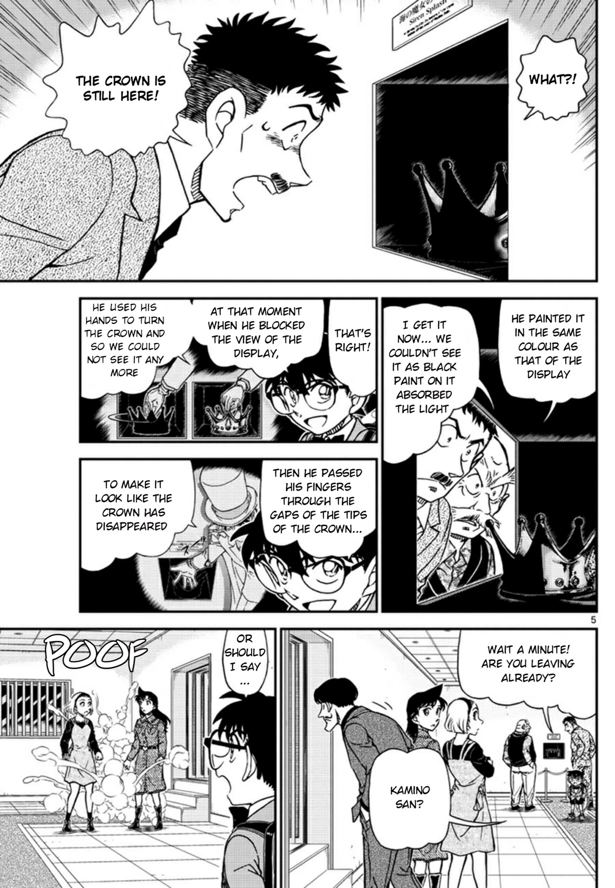 Detective Conan Chapter 1102 page 5 - Chapter 1102: Front And The Back