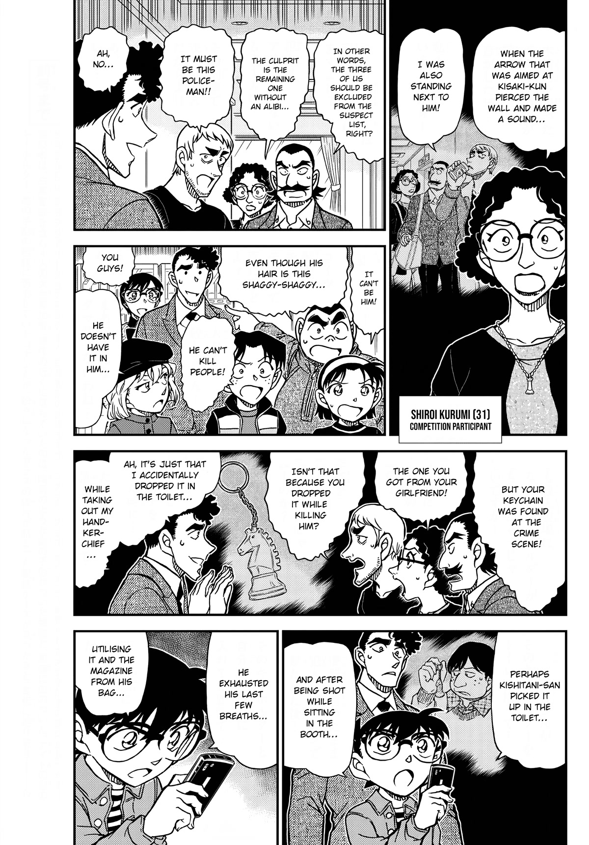 Detective Conan Chapter 1105 page 3 - Chapter 1105: Tears of Defeat
