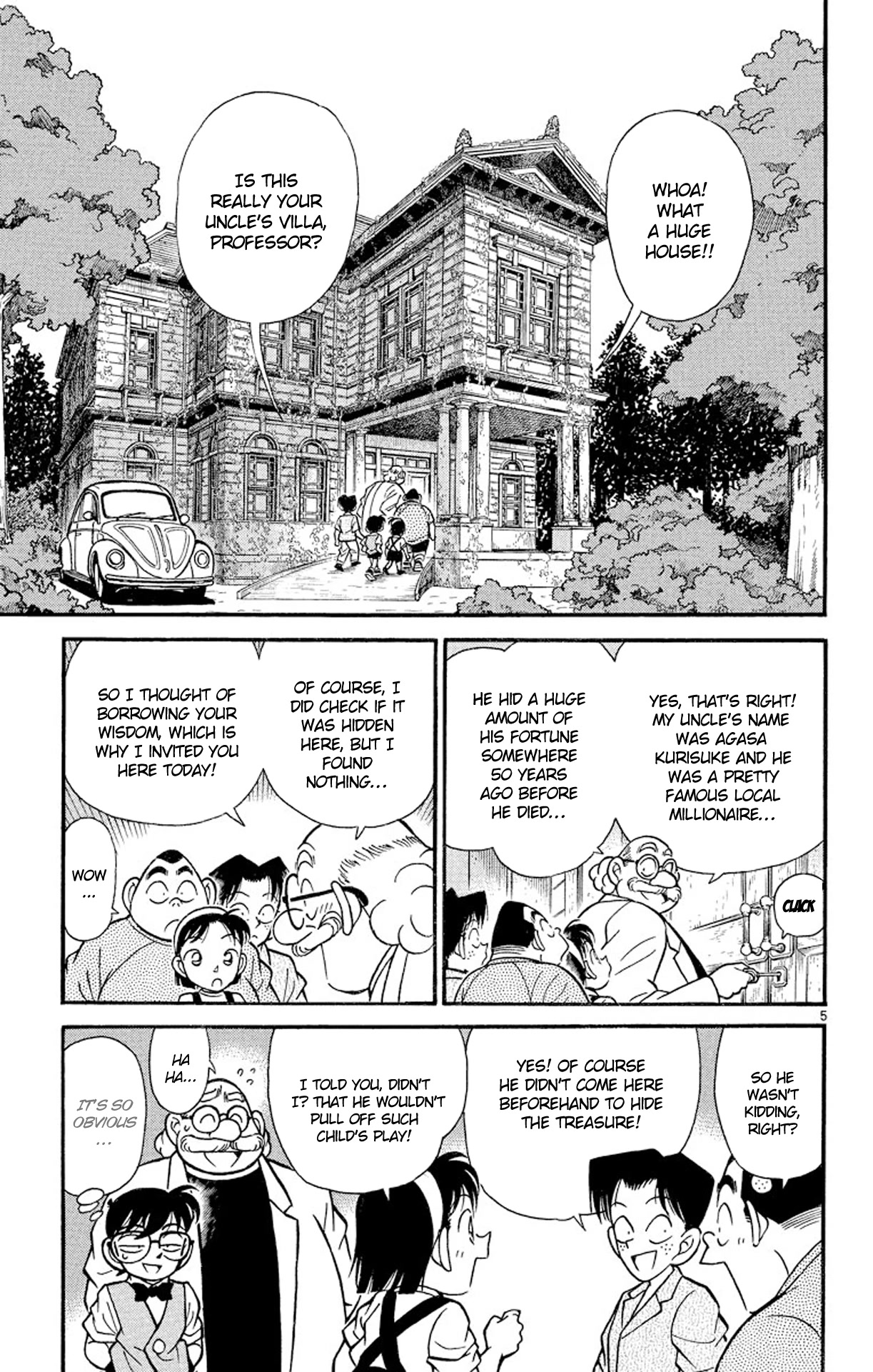 Detective Conan Chapter 111 page 6 - Chapter 111: The Professor's Treasure Chest