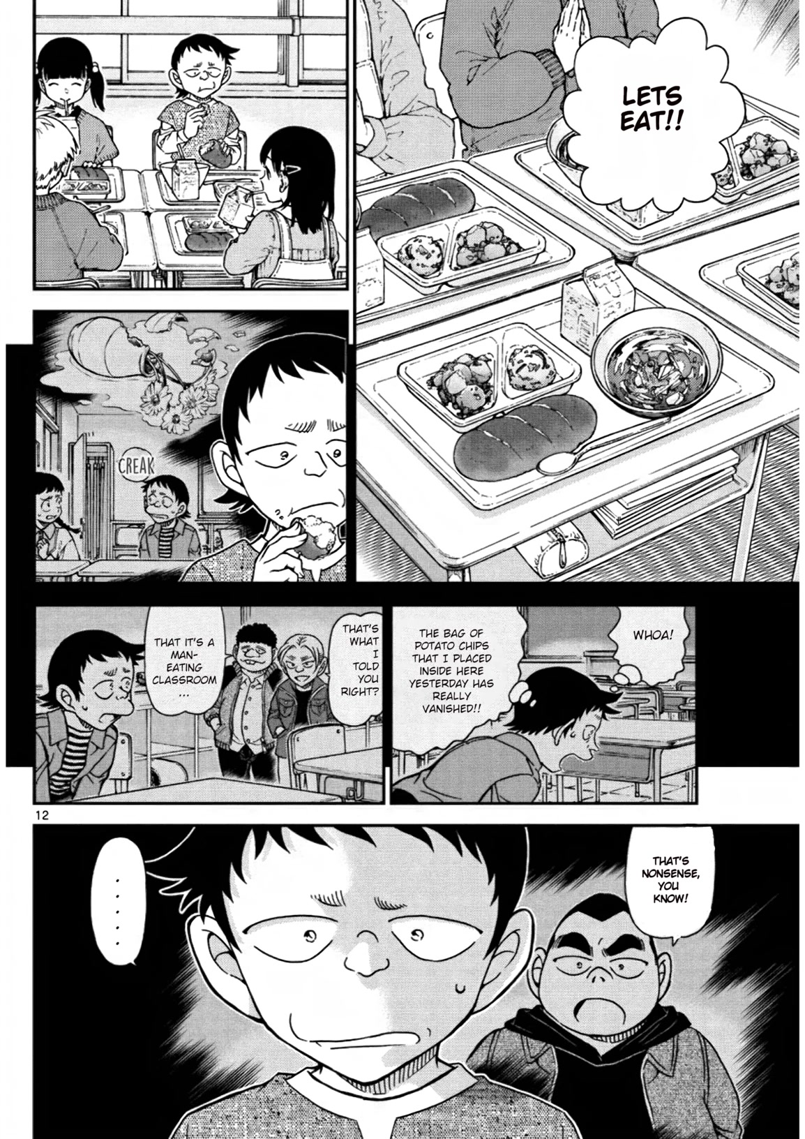 Detective Conan Chapter 1110 page 12 - Chapter 1110: Unsettling Parents’ Visit Day