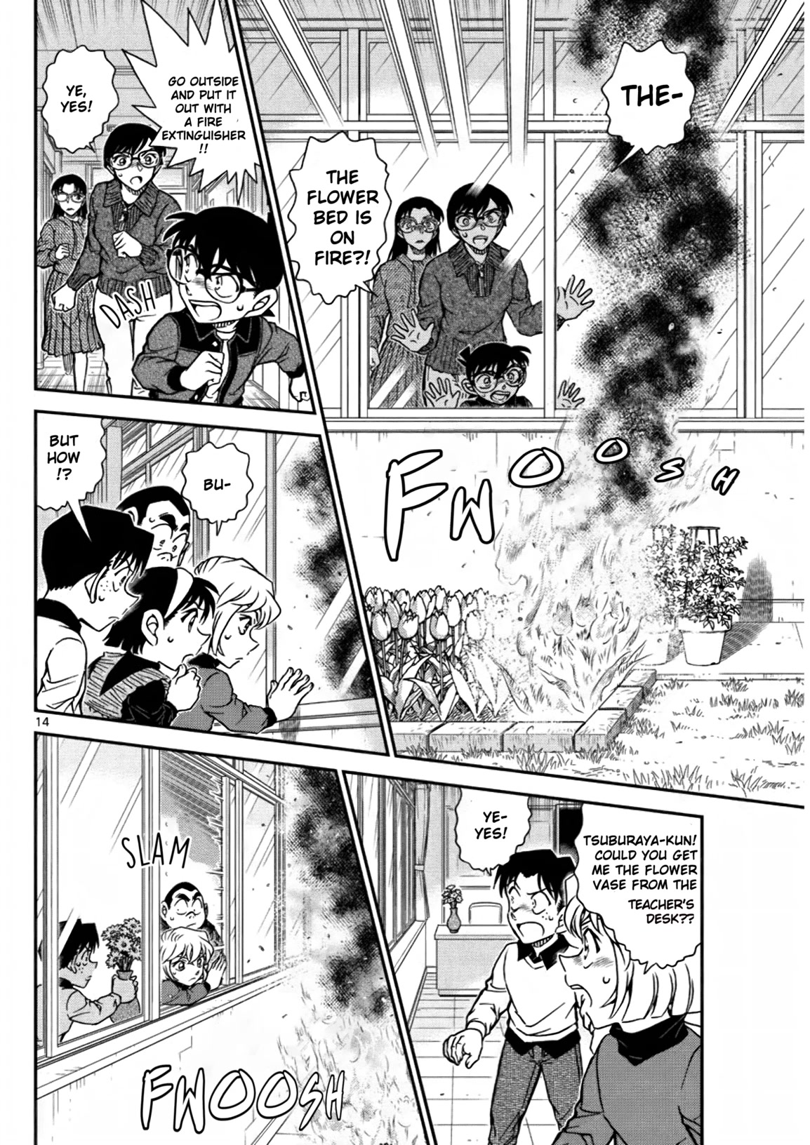 Detective Conan Chapter 1110 page 14 - Chapter 1110: Unsettling Parents’ Visit Day