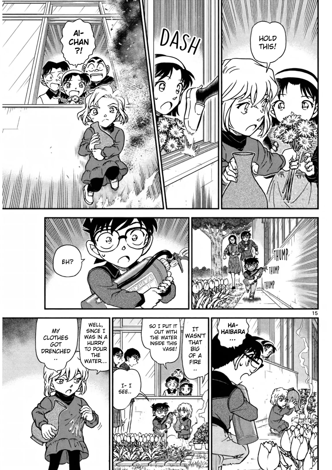 Detective Conan Chapter 1110 page 15 - Chapter 1110: Unsettling Parents’ Visit Day