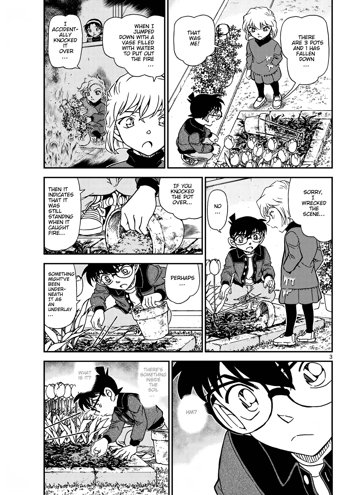 Detective Conan Chapter 1111 page 5 - Chapter 1111: Mystery of The Flowerbed