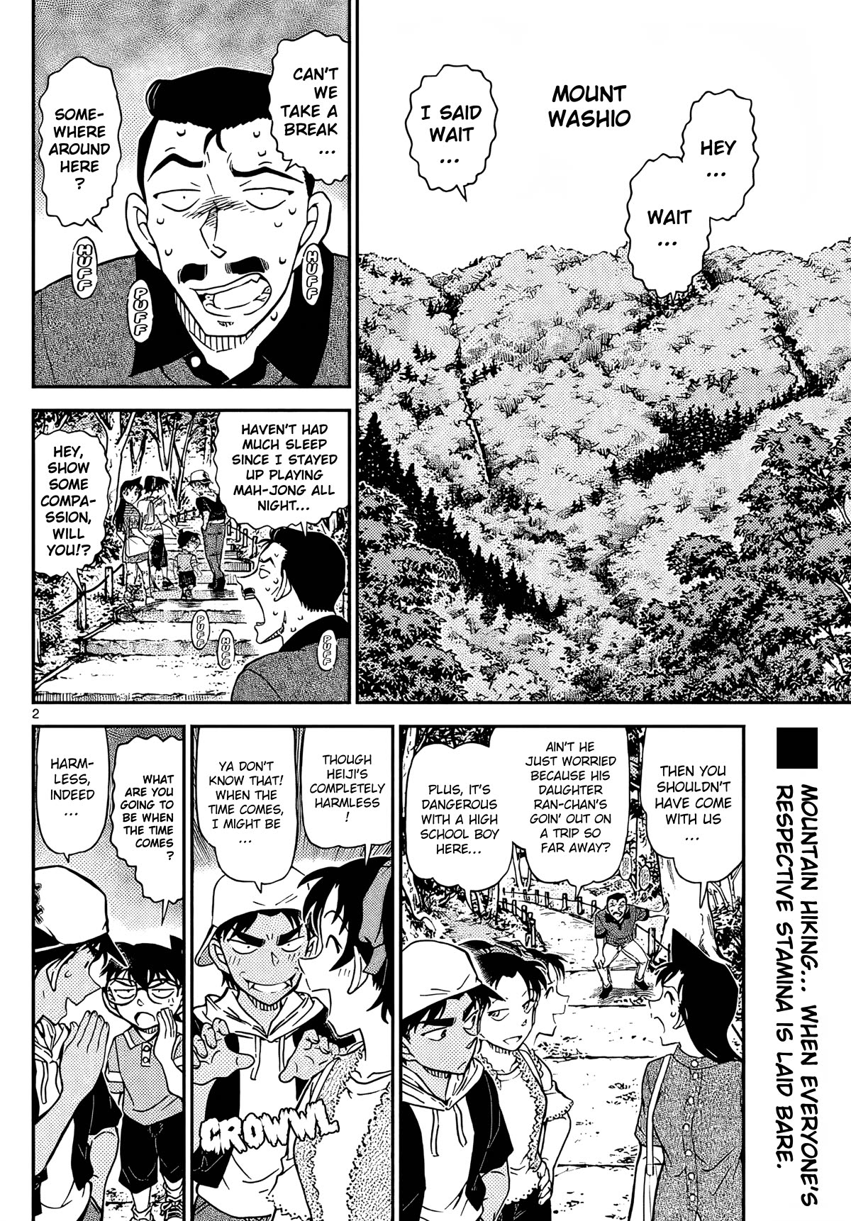 Detective Conan Chapter 1116 page 3 - Chapter 1116: A Rain Shelter In The Mountains