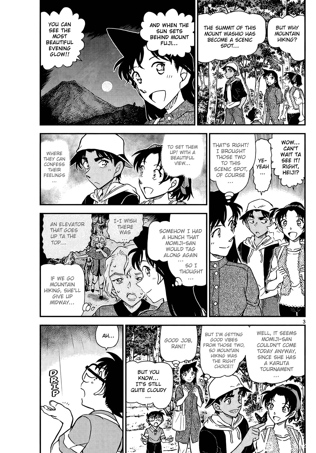 Detective Conan Chapter 1116 page 4 - Chapter 1116: A Rain Shelter In The Mountains