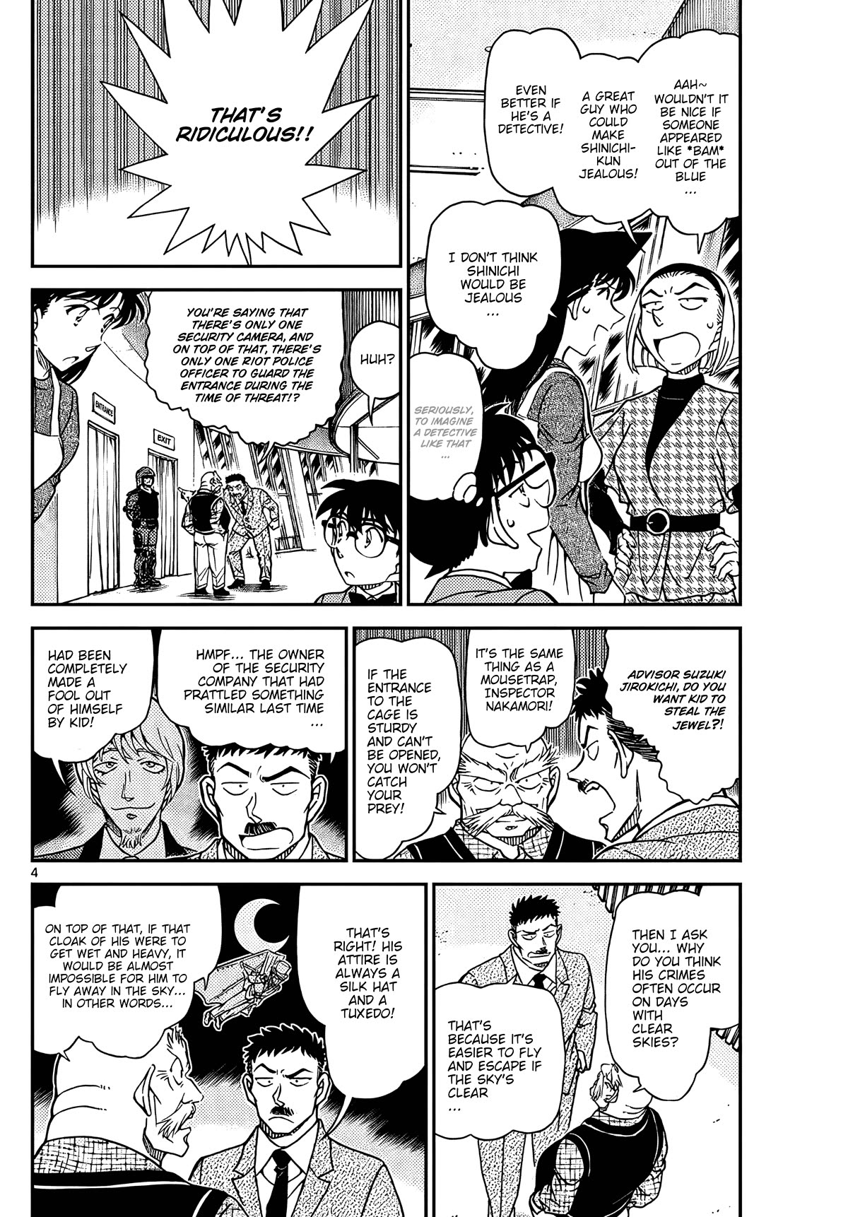 Detective Conan Chapter 1119 page 4 - Chapter 1119: The Sky