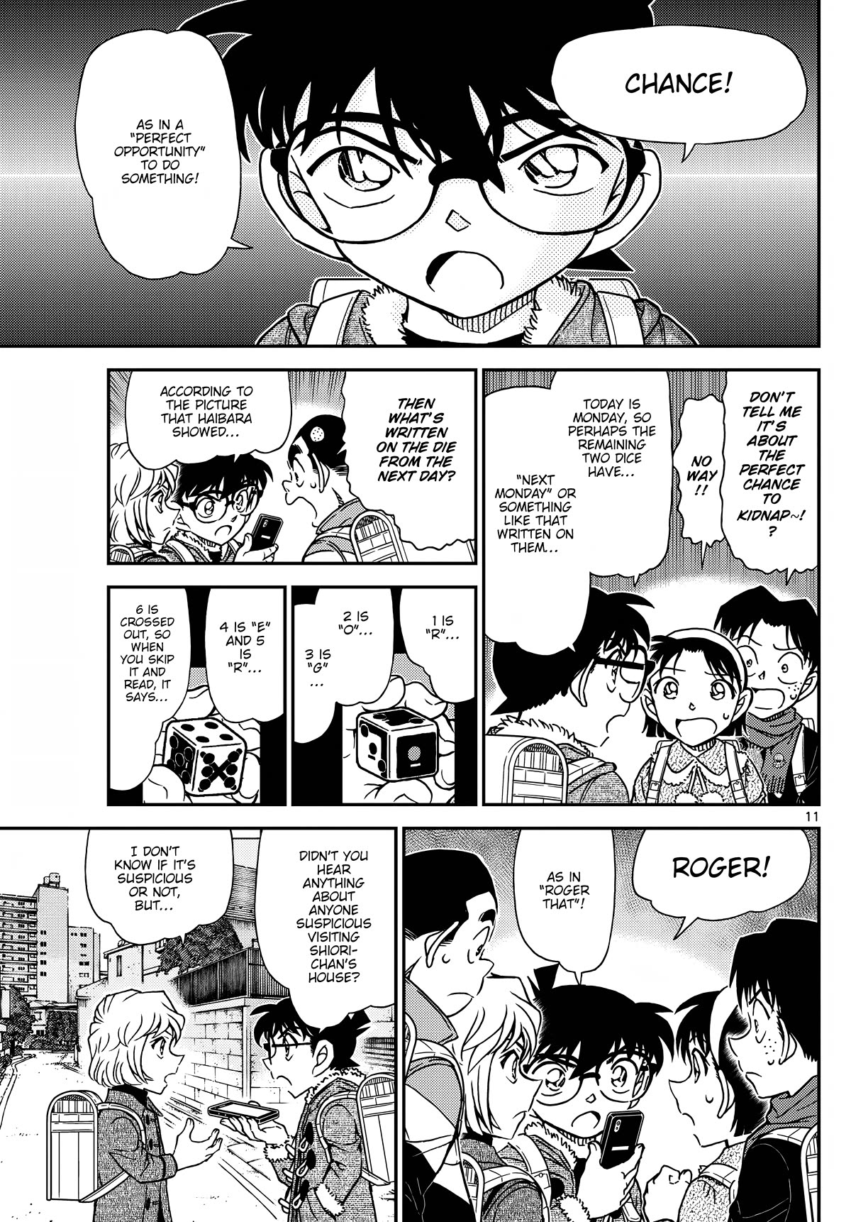 Detective Conan Chapter 1124 page 11 - Chapter 1124: The Strange Dice