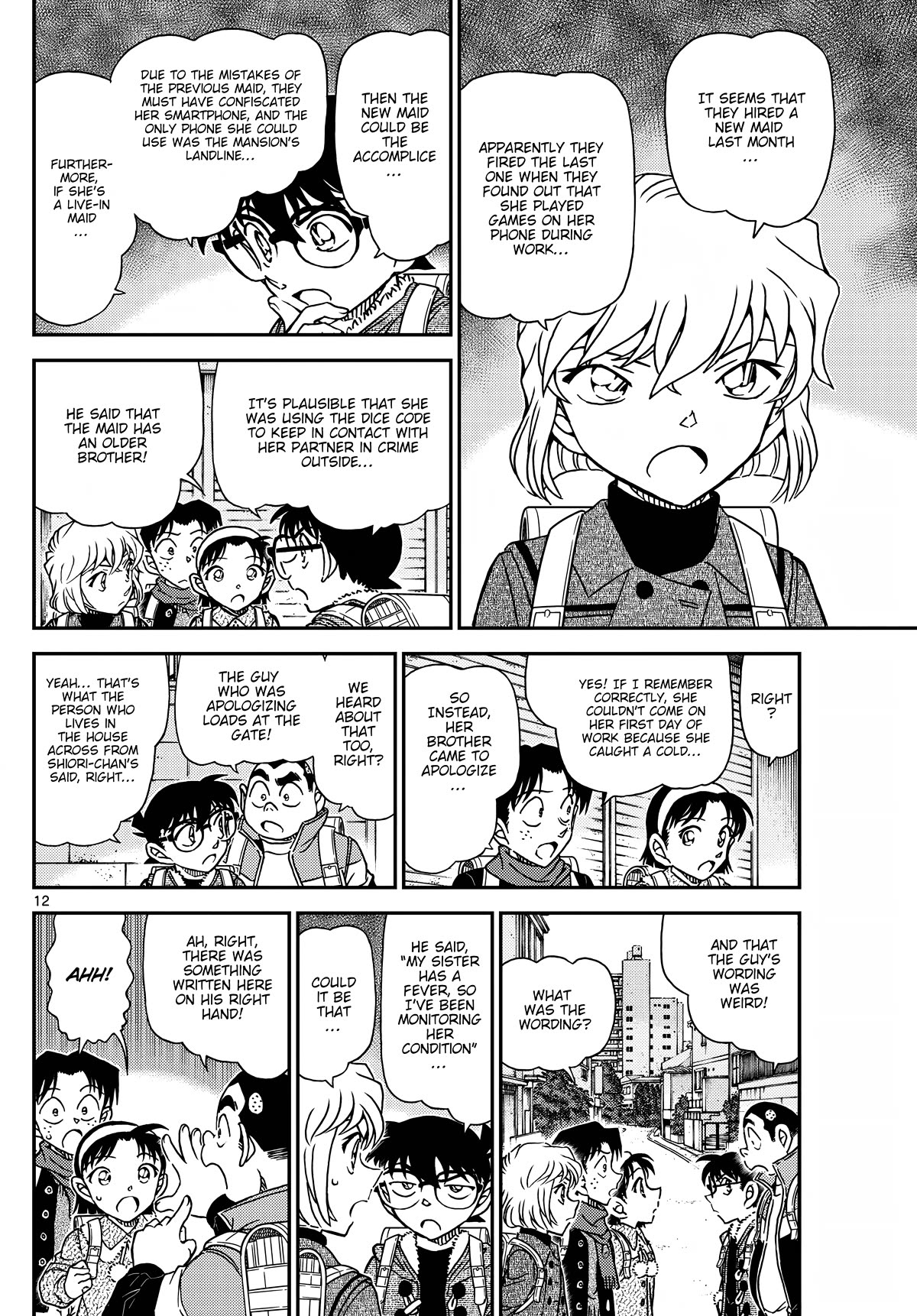 Detective Conan Chapter 1124 page 12 - Chapter 1124: The Strange Dice