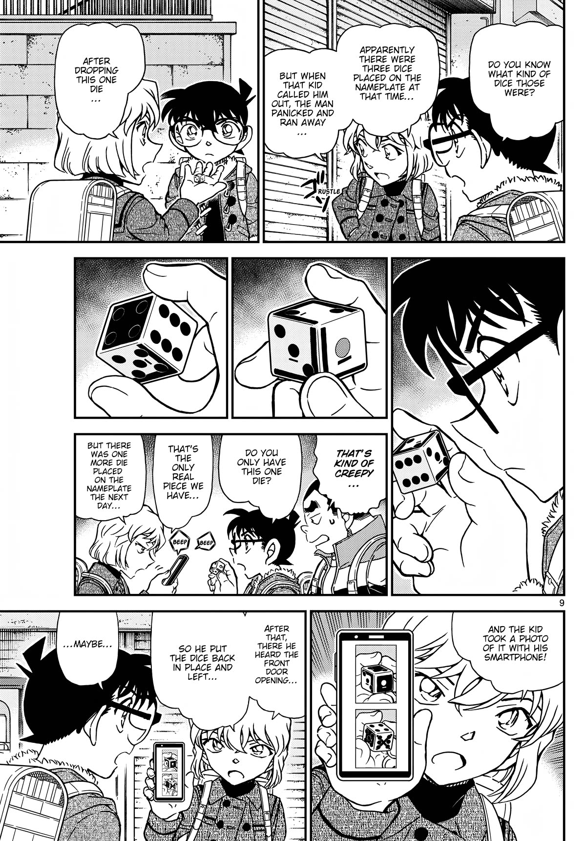 Detective Conan Chapter 1124 page 9 - Chapter 1124: The Strange Dice