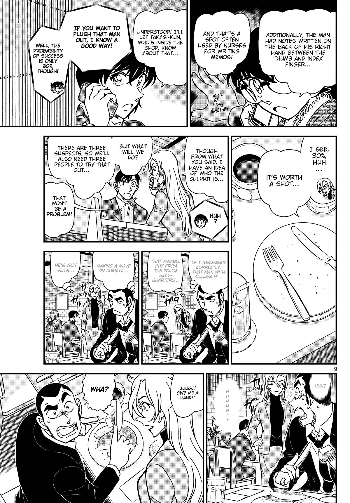 Detective Conan Chapter 1125 page 9 - Chapter 1125: Two site operation
