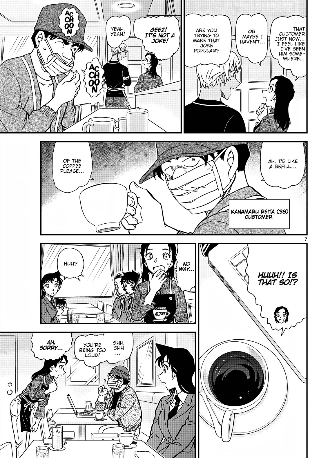 Detective Conan Chapter 1126 page 8 - Chapter 1126: A Strange Customer
