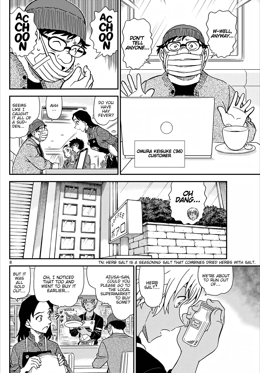 Detective Conan Chapter 1126 page 9 - Chapter 1126: A Strange Customer