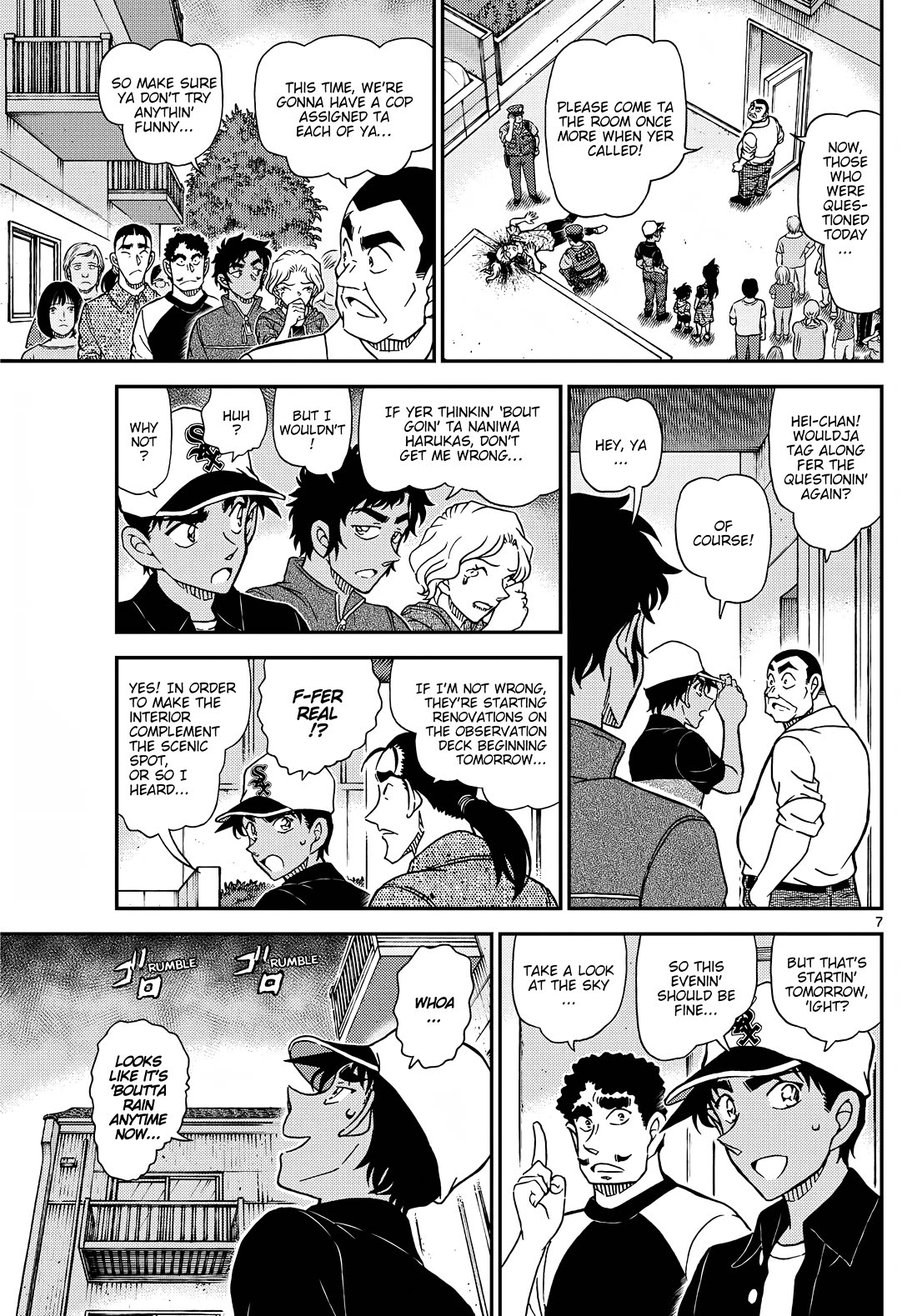 Detective Conan Chapter 1131 page 7 - Chapter 1131: The Lead-Coloured Middle Day