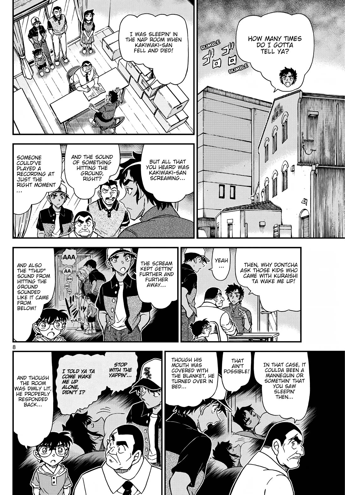 Detective Conan Chapter 1131 page 8 - Chapter 1131: The Lead-Coloured Middle Day