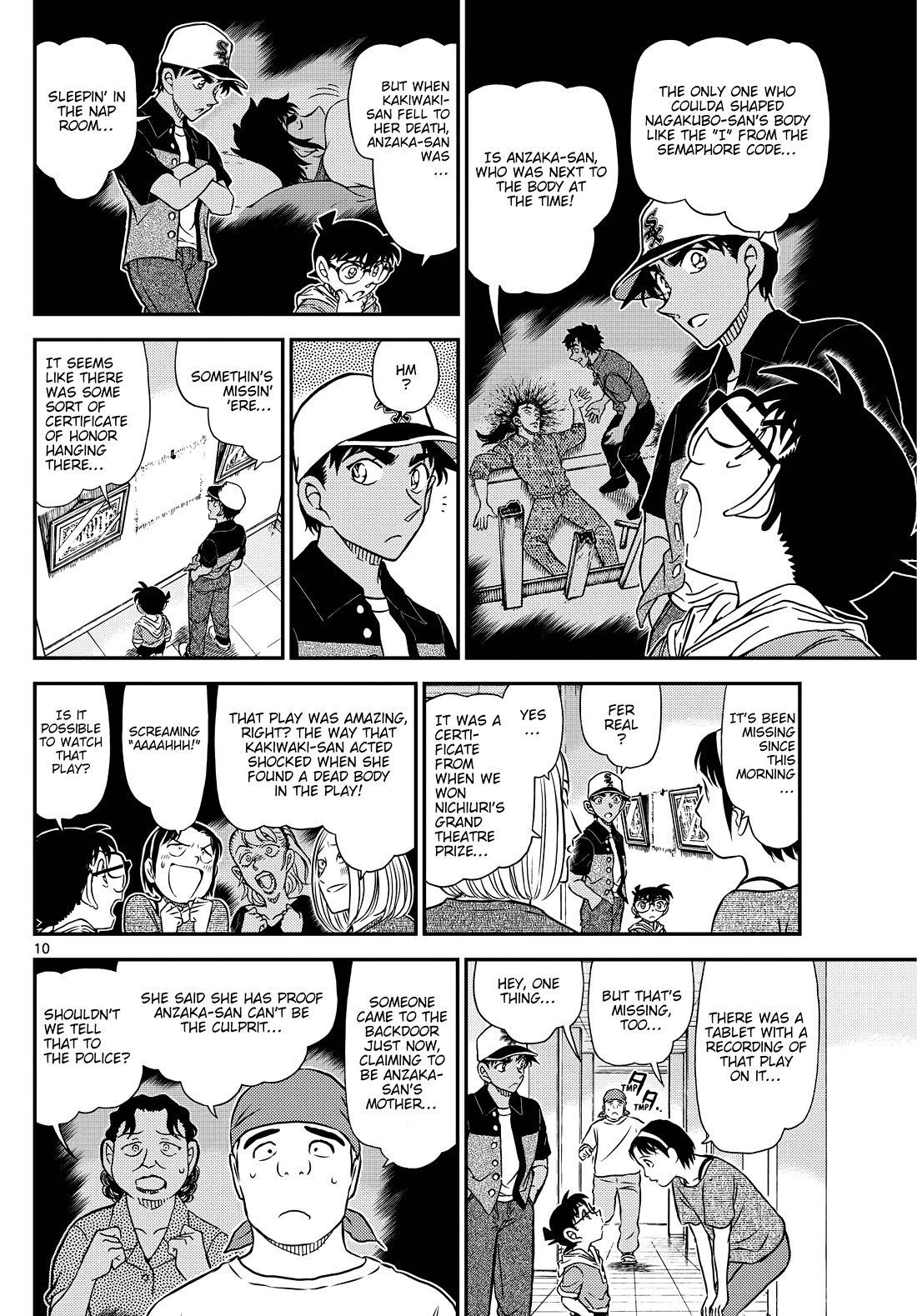 Detective Conan Chapter 1132 page 10 - Chapter 1132: The Diluted Ink-Coloured Penultimate Day
