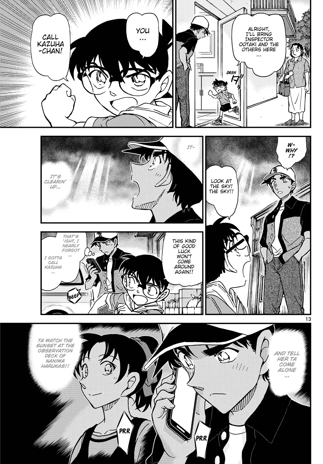 Detective Conan Chapter 1132 page 13 - Chapter 1132: The Diluted Ink-Coloured Penultimate Day