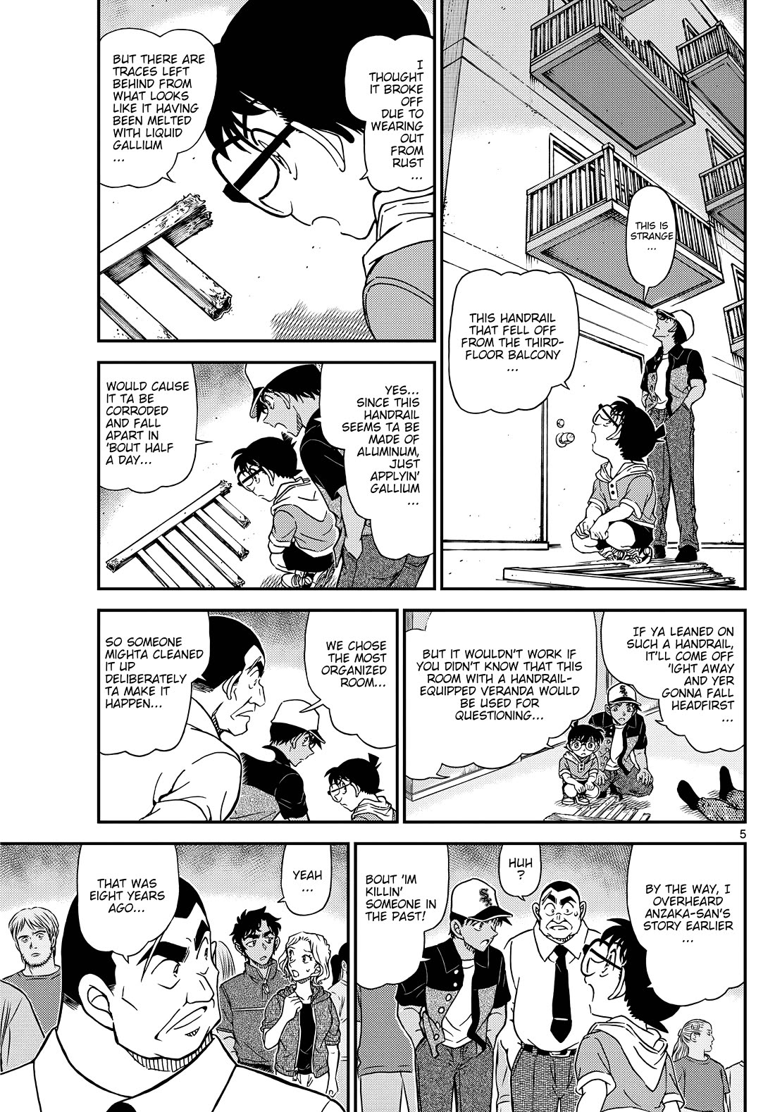 Detective Conan Chapter 1132 page 5 - Chapter 1132: The Diluted Ink-Coloured Penultimate Day