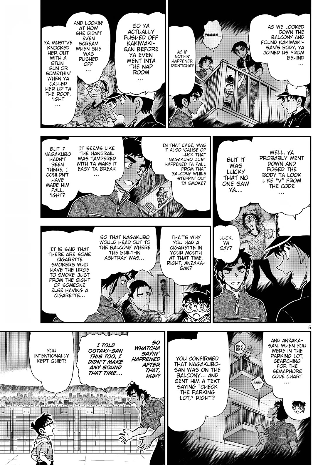 Detective Conan Chapter 1133 page 5 - Chapter 1133: The Madder-Coloured Final Day