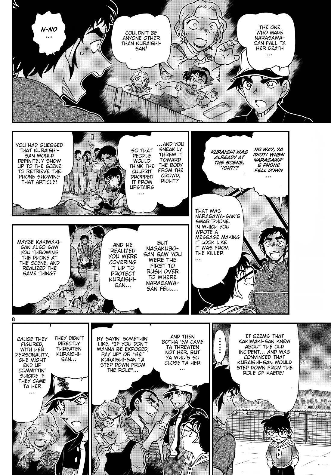 Detective Conan Chapter 1133 page 8 - Chapter 1133: The Madder-Coloured Final Day