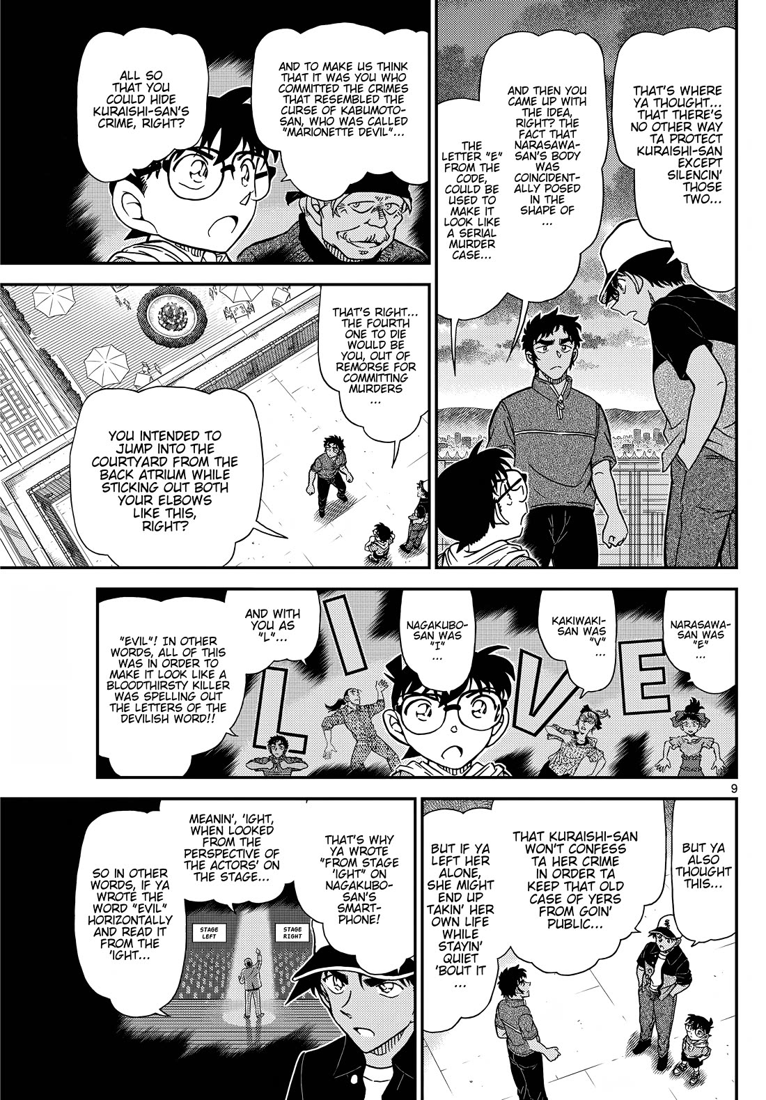 Detective Conan Chapter 1133 page 9 - Chapter 1133: The Madder-Coloured Final Day
