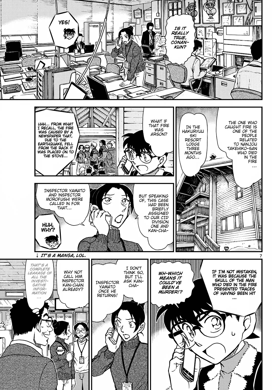 Detective Conan Chapter 1138 page 7 - Chapter 1138: The Fire Will Burn Once More